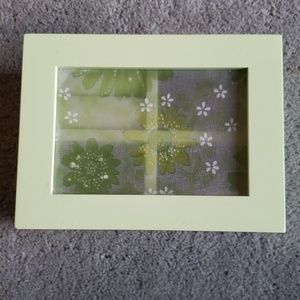 Lime green wood jewelry box